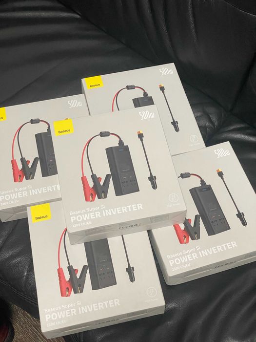 Інвертори з чистим синусом Baseus 300w 500w та інші 1000w