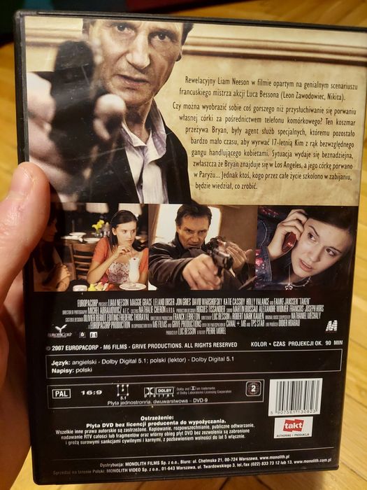 "Uprowadzona" film na DVD stan bdb