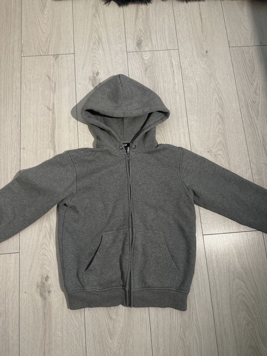 Зіп худі сірий жіночий h&m