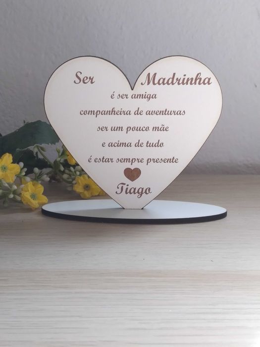 Coração em mdf personalizado