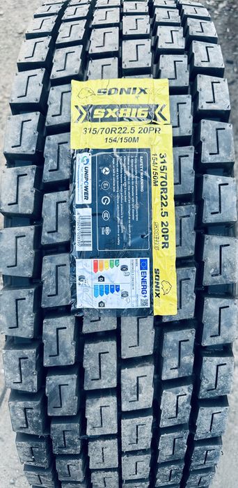 Шини нові 315/70 R22.5 SONIX SX 816 ведучі з ПДВ