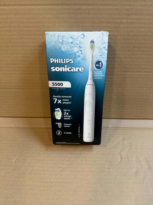 Biała szczoteczka soniczna Philips Sonicare 5500