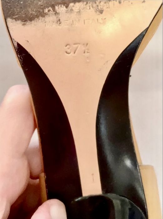 Sapatos de salyo bege da Emporio Armani