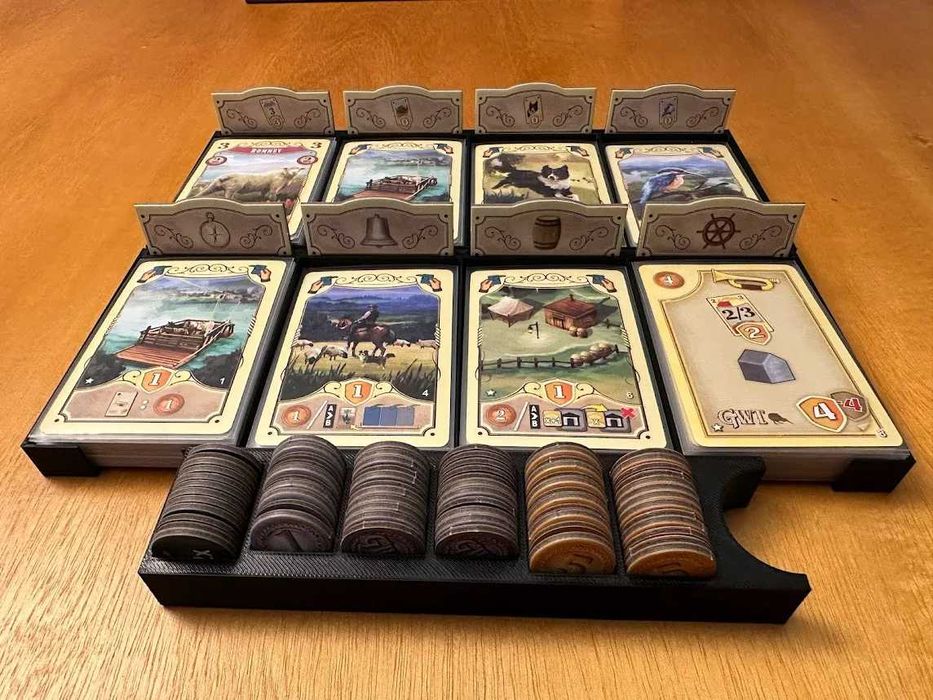 Organizer Insert do gry planszowej Great Western Trail: Nowa Zelandia