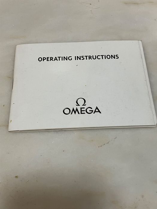 Omega Seamaster Booklet Operating Instructions