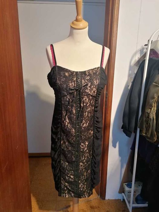 Burlesque / Pin-up / Gothic / Retro Lace Dress64740232866177124