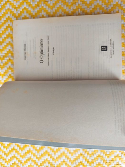 O OPTIMISMO
Francesco Alberoni