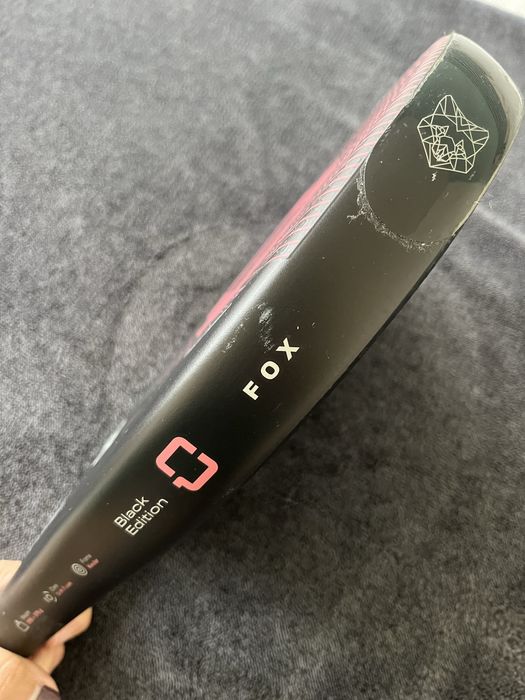 Raquete padel QUAD FOX black edition