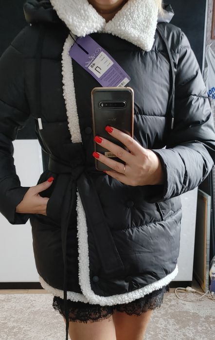 Пуховик з хутром