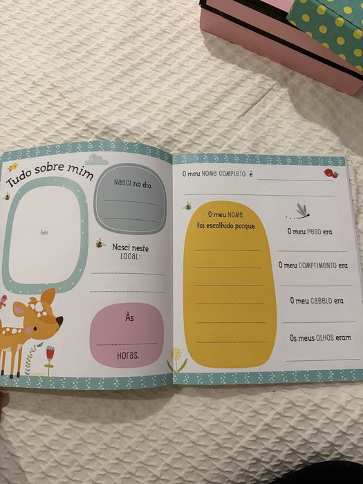 Livro Registo de Momentos Bebé