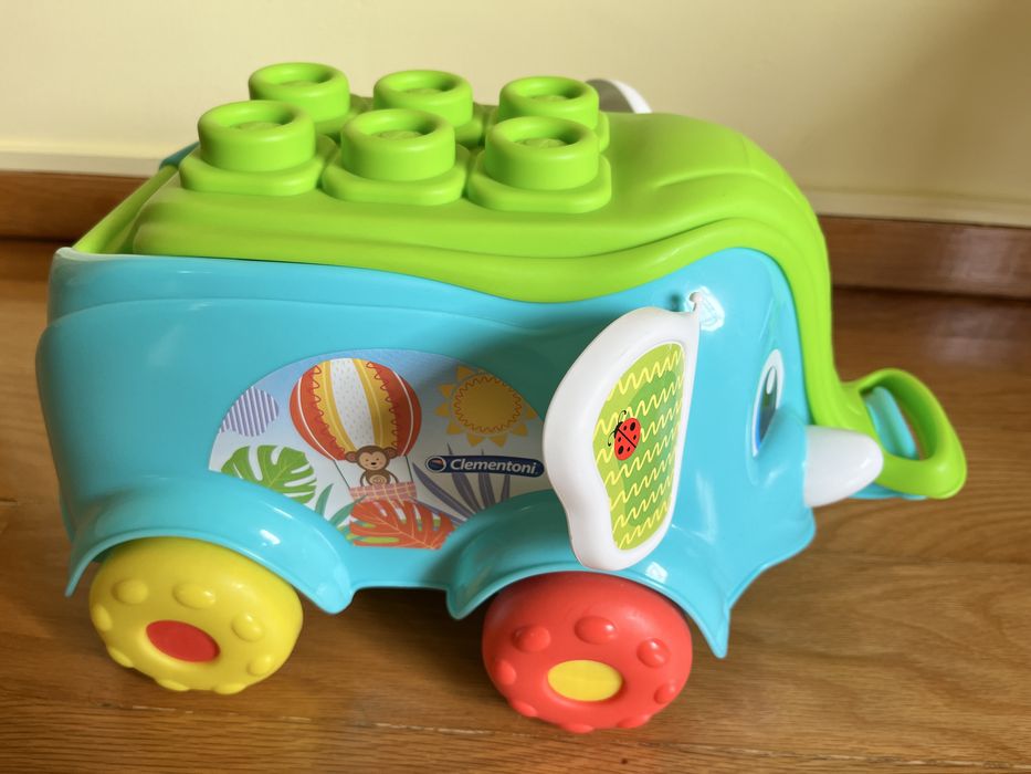 Carrinho de elefante bebé Soft Clemmy da Clementoni -novo