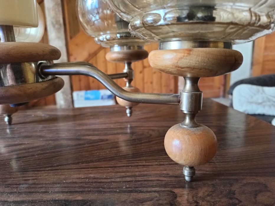 Pięcioramienna Lampa z PRL