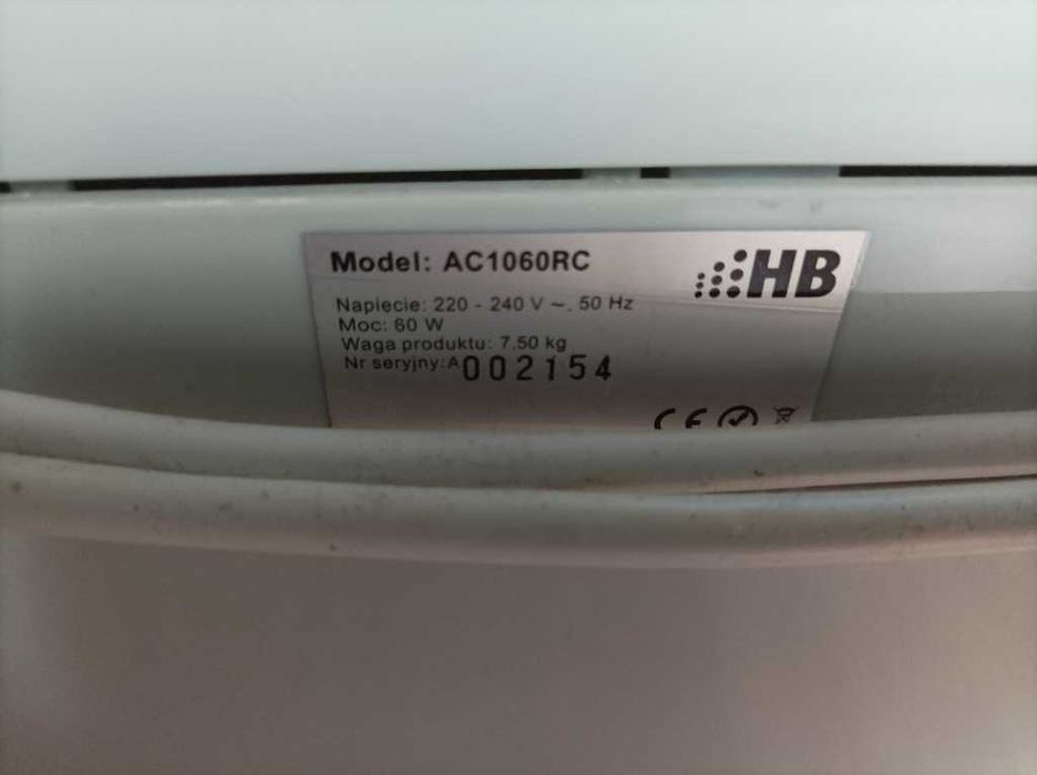 KLIMATOR - klimatyzator przenośny HB model AC 1060 RC -  za 195 zł