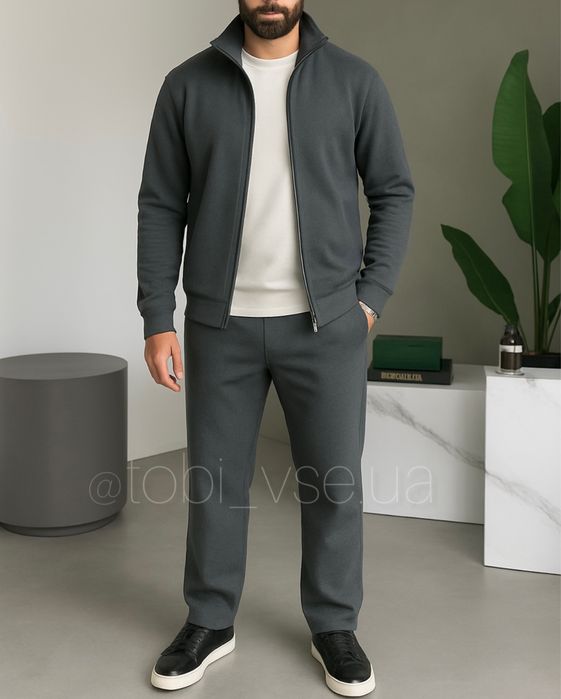 ХІТ‼️ ТЕПЛИЙ Костюм на ФЛІСІ чоловічий/мужской спортивний комплект