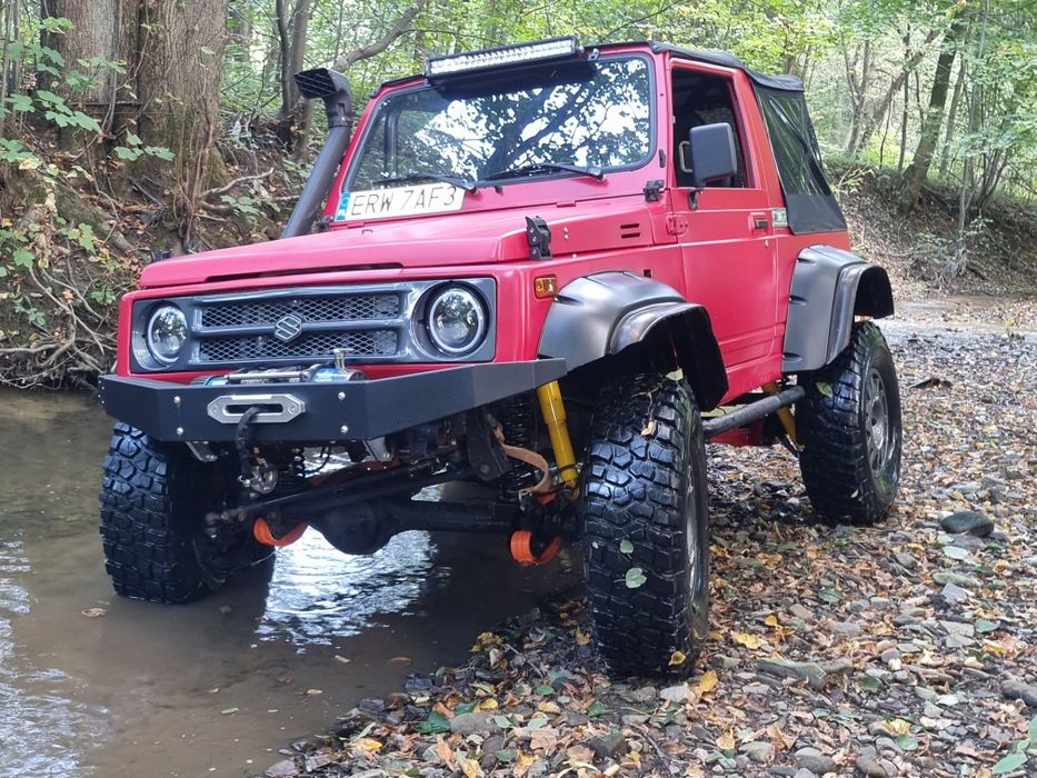 Suzuki Samurai 1.6 16V *Sprężyny *Mosty Land Rover *Wyciągarka  *Klatka