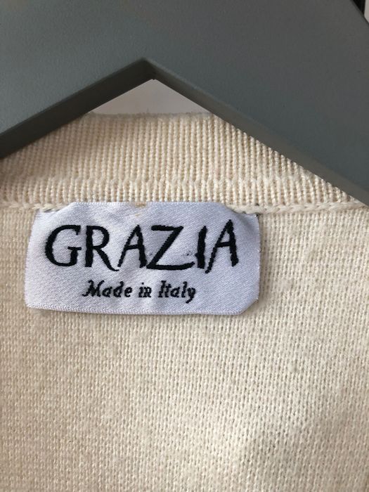 Merino welna narzutka sweterek wloska