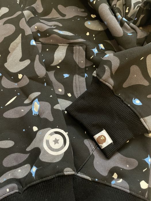 Зіп худі Бейп Космос Zip hoodie Bape A bathing ape