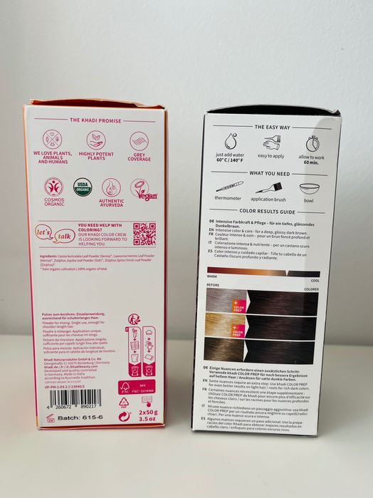 Khadi Color Prep + Dark Brown