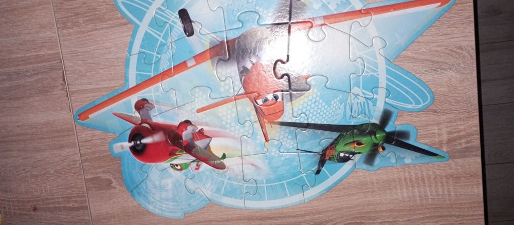 Puzzle Samoloty  kartonowe 20 elementów
