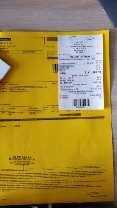 Chromebook Asus w stanie idealnym