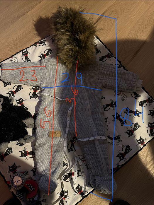 Kombinezon z czapką Zyzio i Zuzia 74