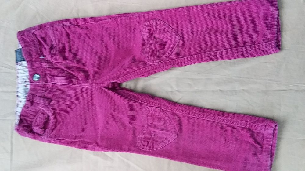 Штани, штанці дитячі,джинс,вільвет для дівчинки- Palomino-104;H&M -92