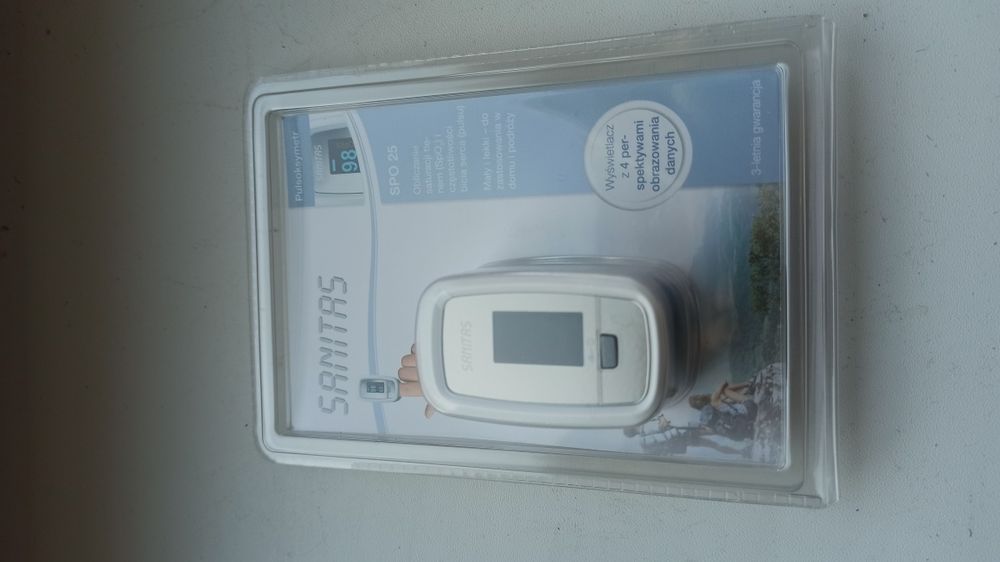 Pulsoksymetr Sanitas SPO25 nowy