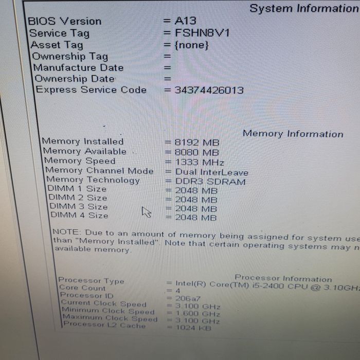 Sprzedam komputer stacjonarny