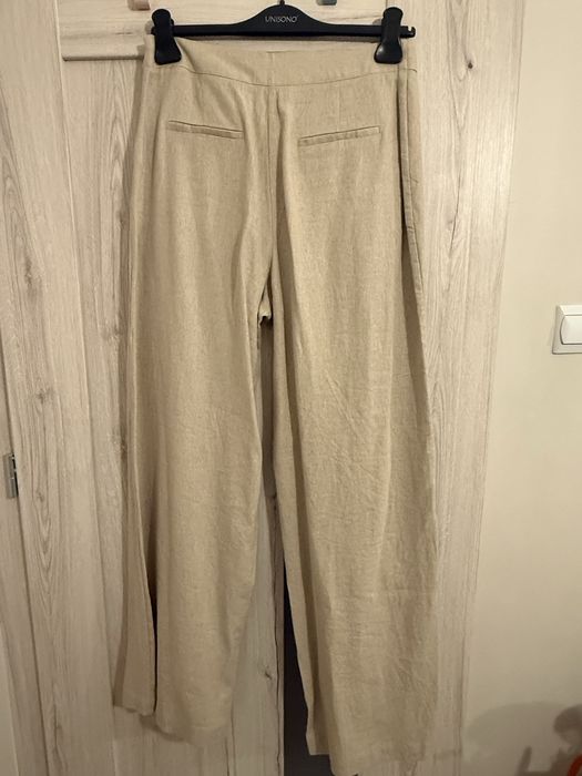 Spodnie Zara len-wiskoza rozm.38