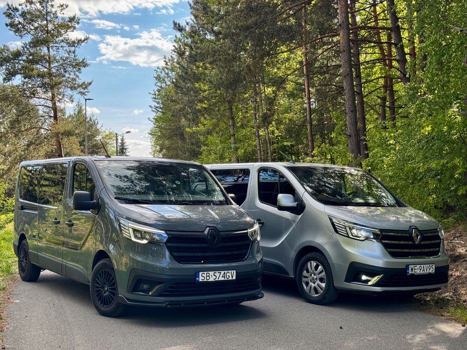 Wynajem Busa Renault Trafic 9 osobowe busów wypożyczalnia Wolbrom