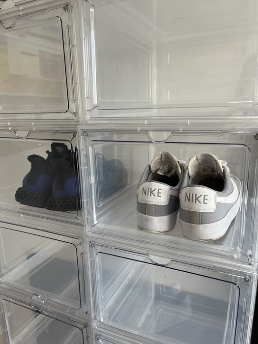 15 Caixas Transparentes para Sapatilhas / Sapatos – Empilháveis