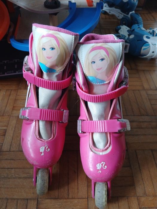 Rolki regulowane 34, 35, 36, 37 Barbie dla dziewczynki.