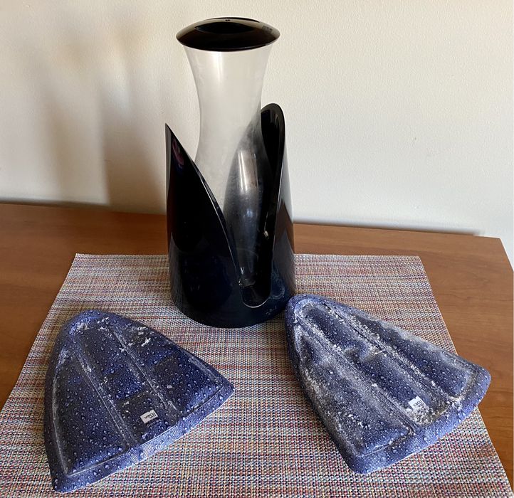 Frappé em vidro com suporte