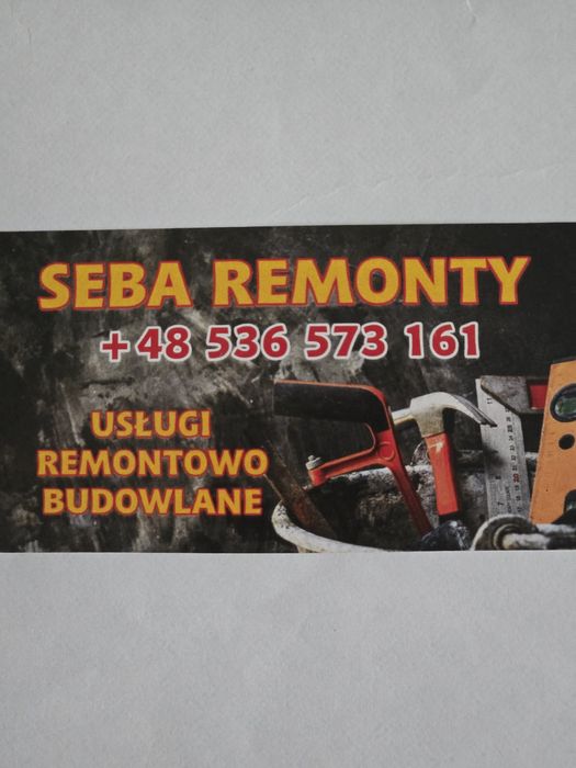 Usługi remontowe wnetrz