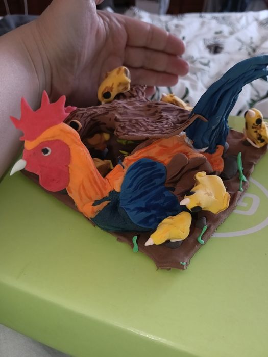 Rodzina kurczaków Hand Made