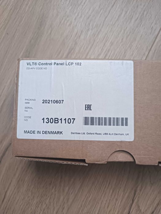 Графічна панель керування Danfoss LCP102 (130В1107)