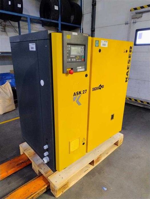 SPRAWNA!!! Sprężarka KAESER ASK27 15kW, 2,35m3/min, 11 Bar, S015496