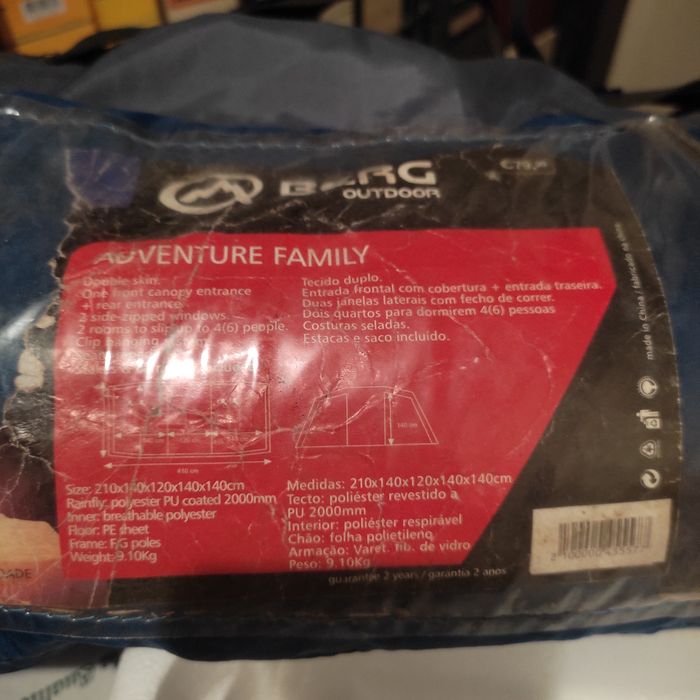 Tenda Berg outdoor adventure family