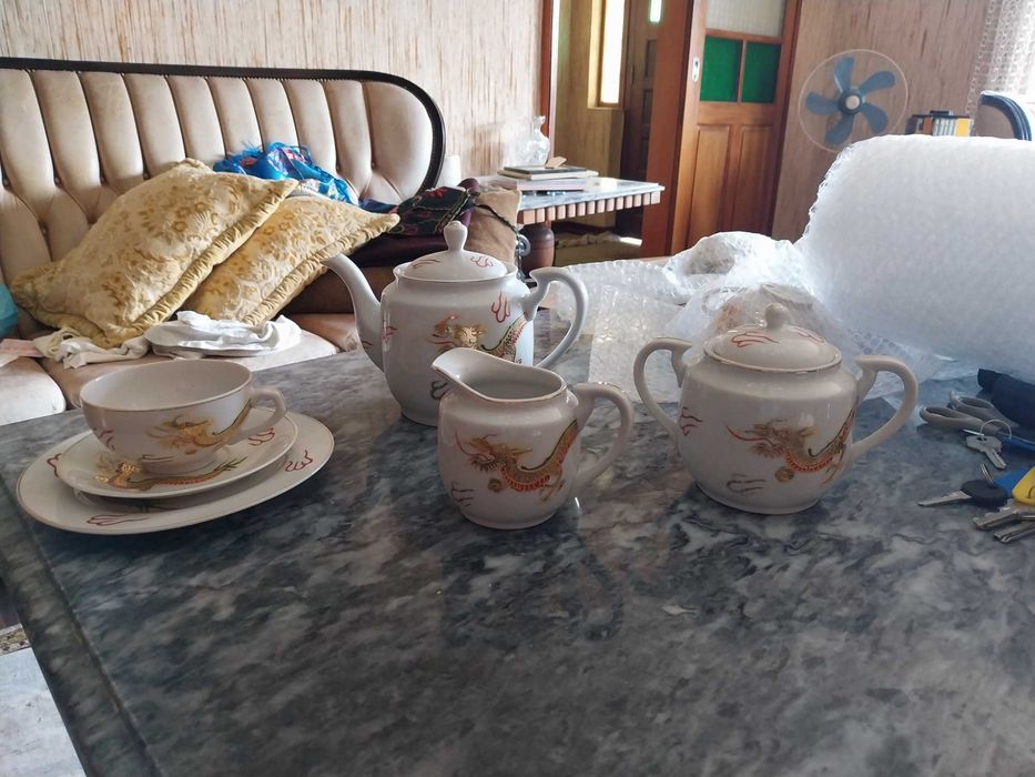Serviço de porcelana fina chinesa