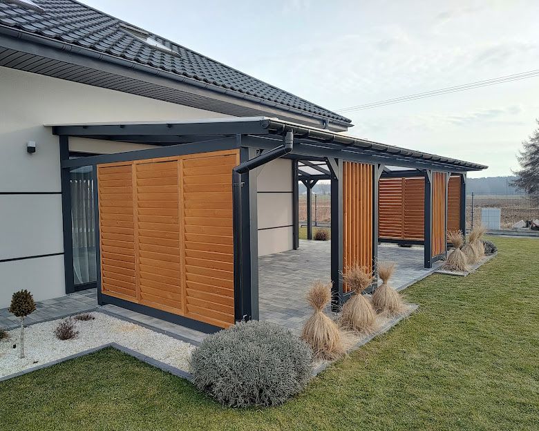 Taras || zadaszenie || poliwęglan || weranda ||