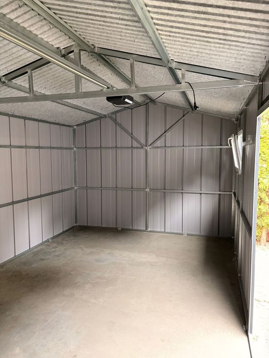 Garaż blaszany rąbek  3x5 4x5 5x5 6x5 6x6