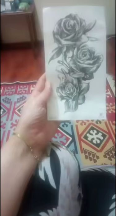 tatuaż tymczasowy naklejka na ciało