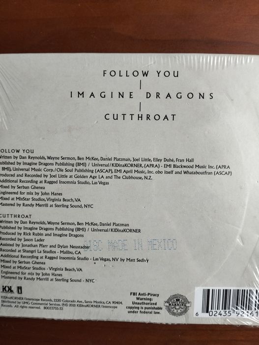 CD Imagine Dragons