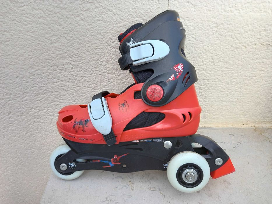 Patins em Linha MARVEL “Spider Man” tamanhos 28, 29, 30 ou 31