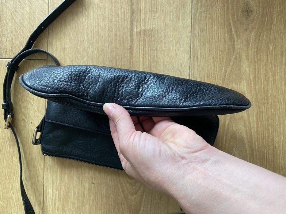Michael Kors torebka skóra naturalna czarna listonoszka