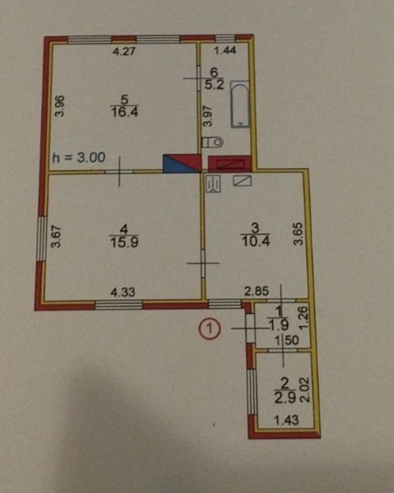Продам частину будинку, з хорошою земельною ділянкою.