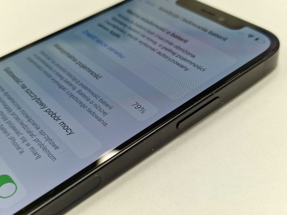 Iphone 12 128GB/ Black/ Bat 79%/ Grade B/ Gwarancja + ładowarka