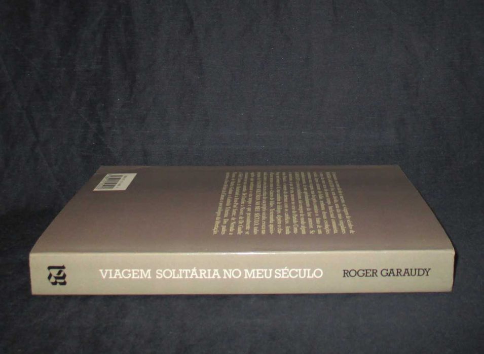 Livro Viagem Solitária no meu século Roger Garaudy