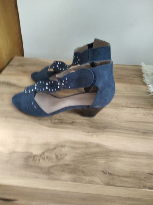 Sandały granatowe