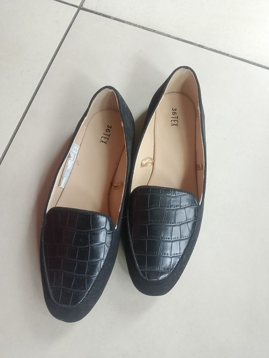 Nowe Eleganckie czarne buty 36